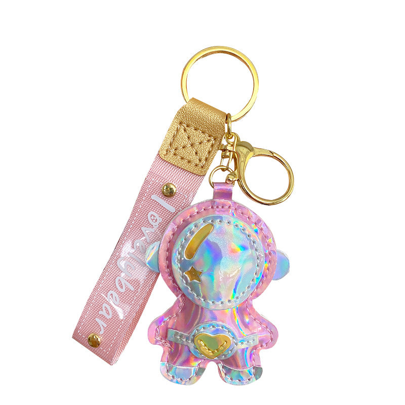 Wholesale Leather Cartoon Astronaut Keys